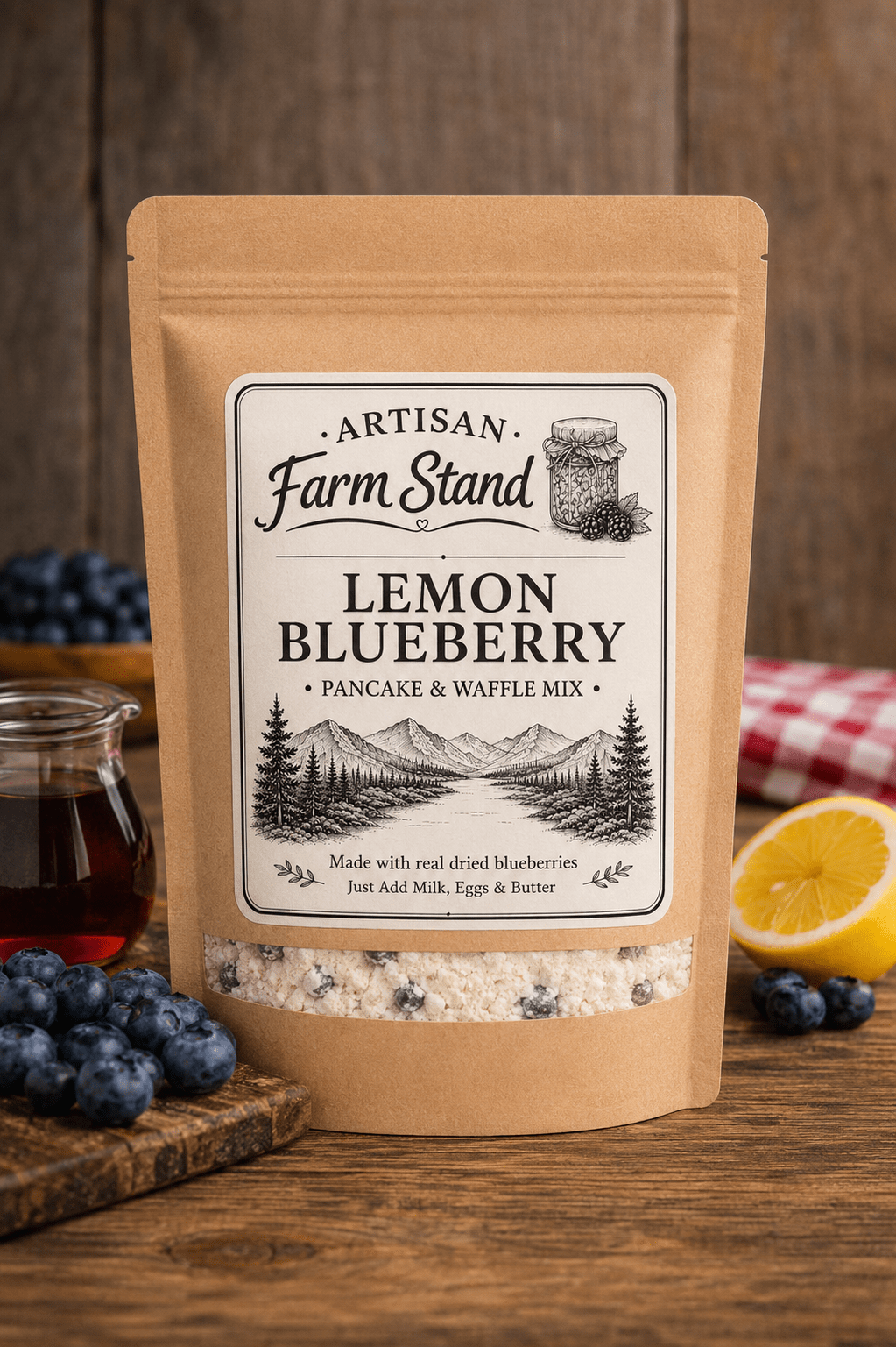 Lemon Blueberry Pancake Mix - Artisan Farm Stand