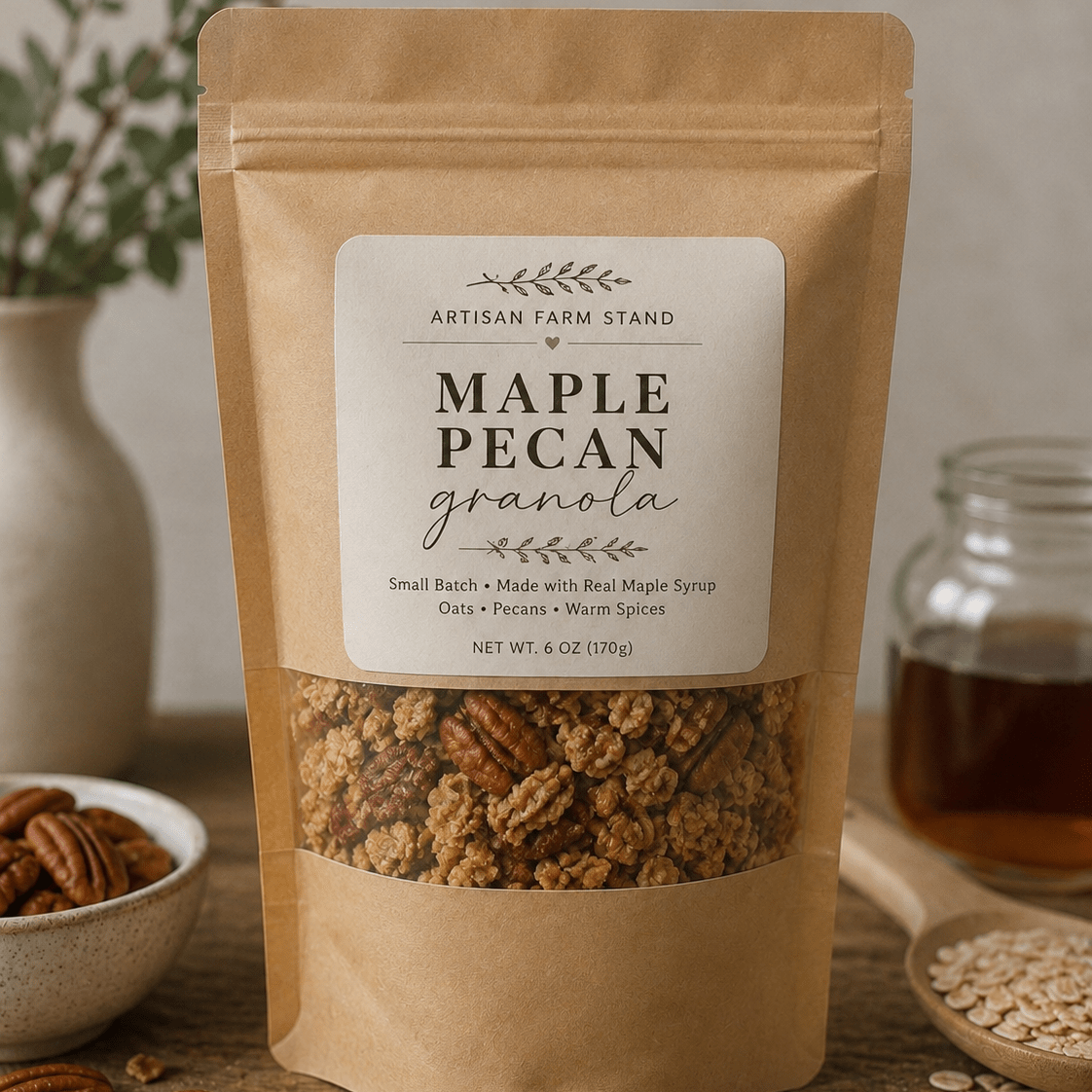 Maple Pecan Granola - Artisan Farm Stand