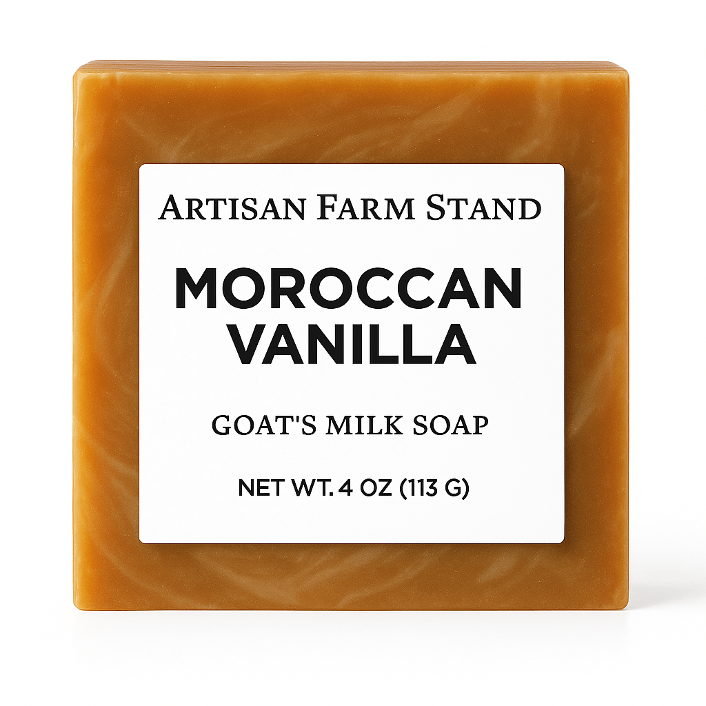 Moroccan Vanilla Goat's Milk Bar Soap - Artisan Farm Stand