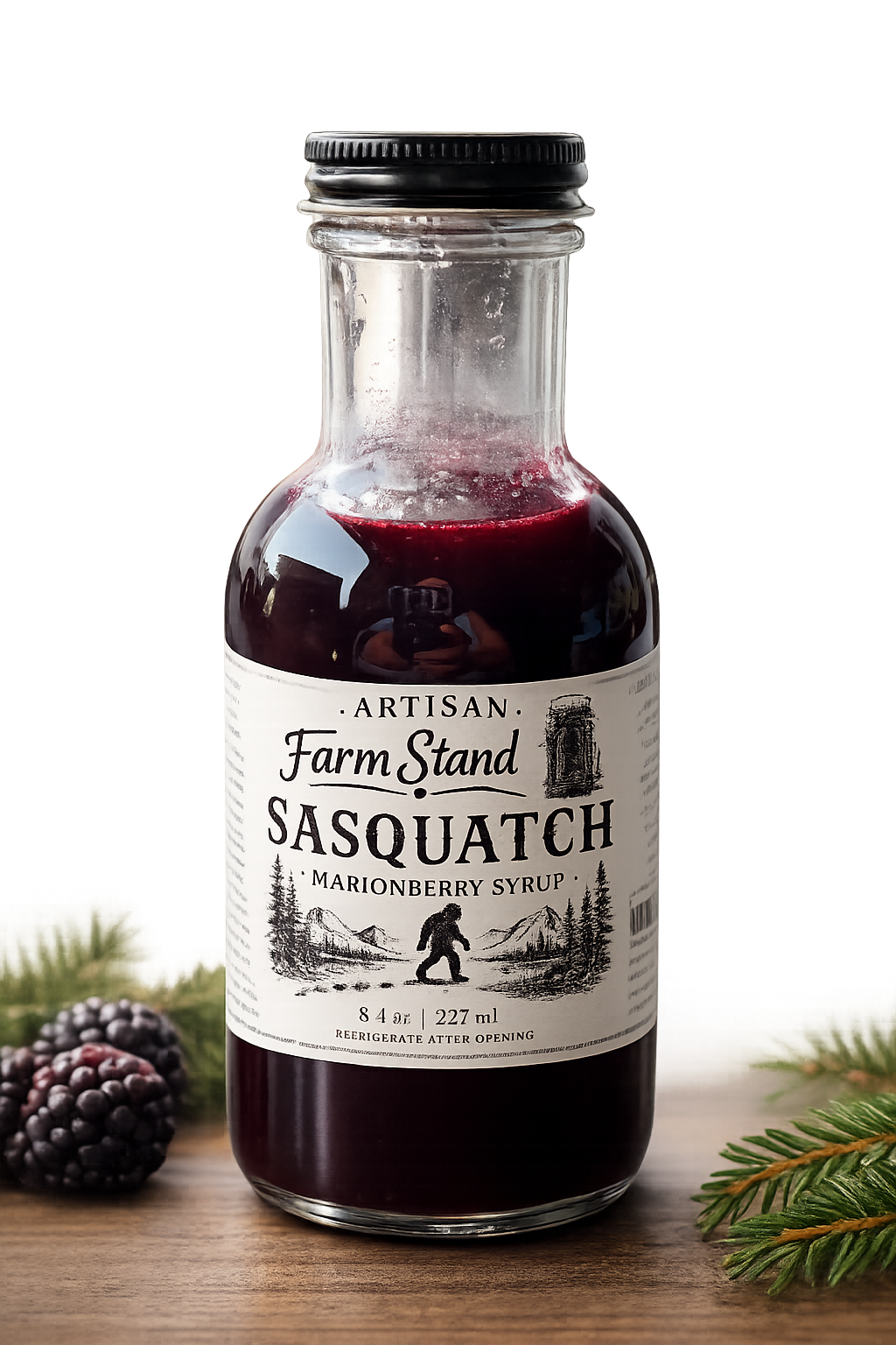 Special Edition Sasquatch Marionberry Syrup