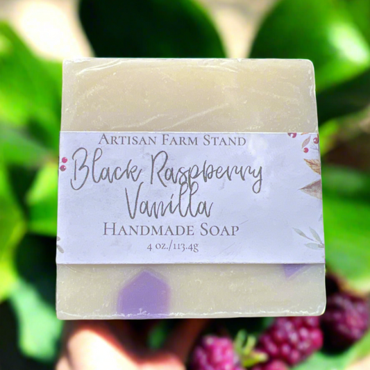 Black Raspberry Vanilla Bar Soap