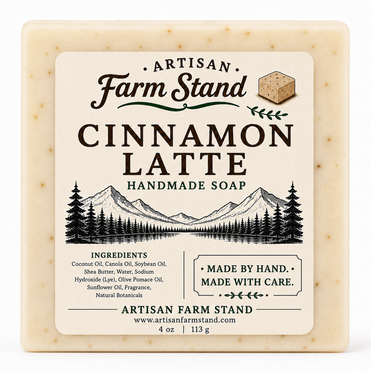 Cinnamon Latte Bar Soap
