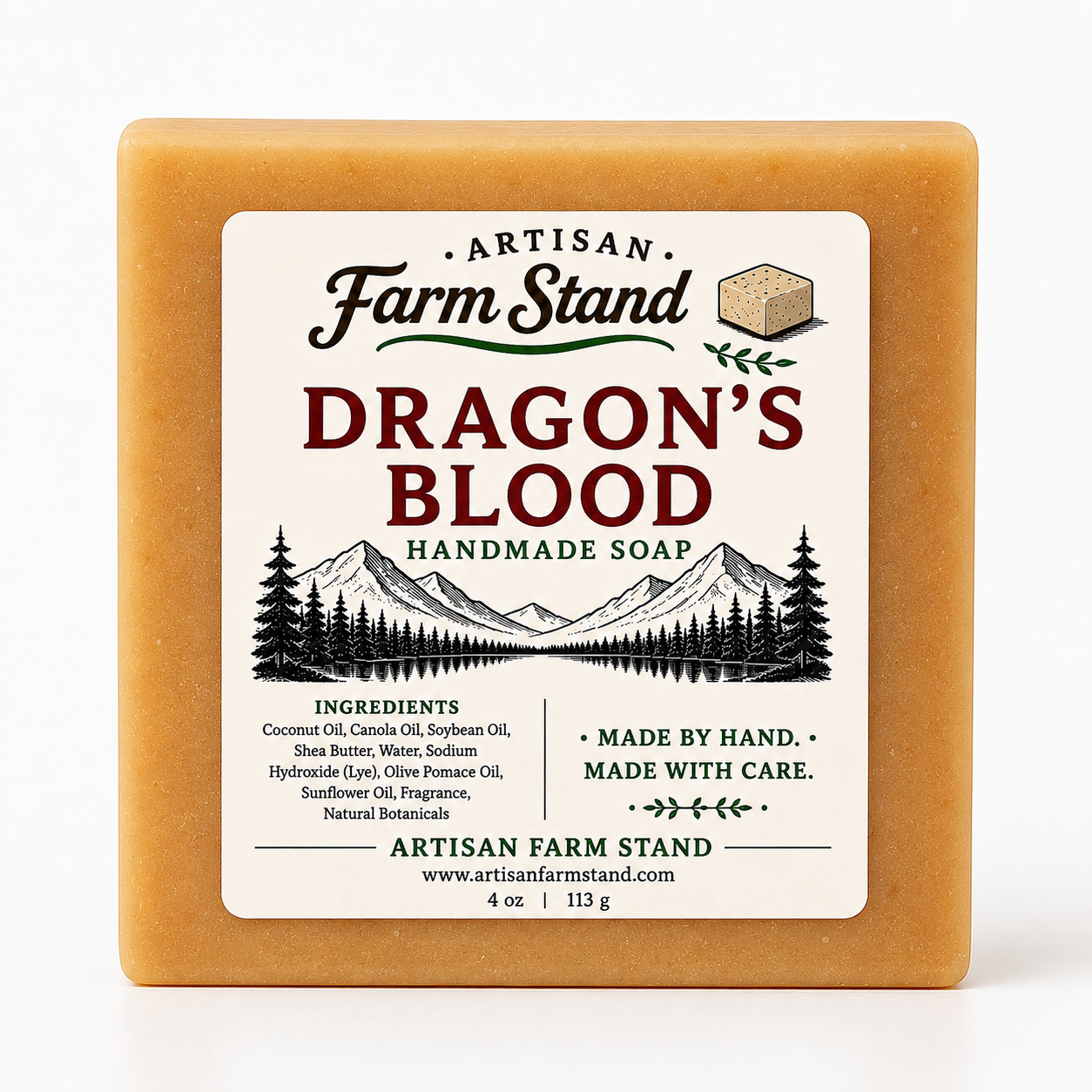 Dragons blood bar soap