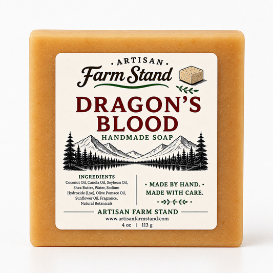 Dragons blood bar soap