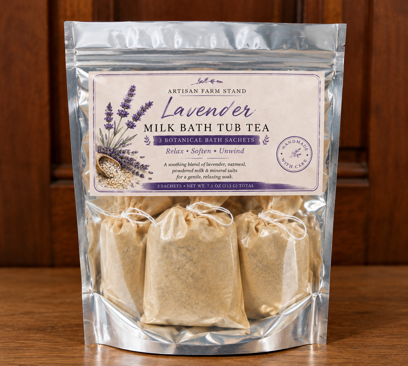 Lavender Milk Bath Tub Tea