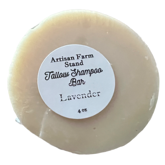 Lavender Tallow Shampoo Bar