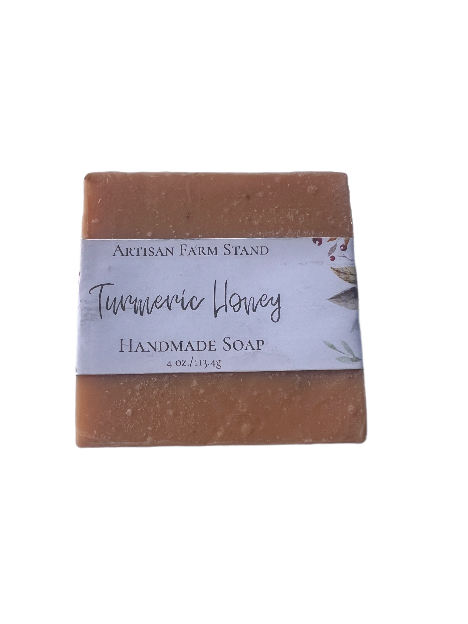 Turmeric Honey Soap Bar by Artisan Farm Stand, handmade and eco-friendly.