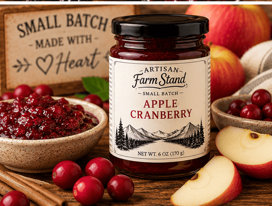 Apple Cranberry Jam – 6 oz - Artisan Farm Stand