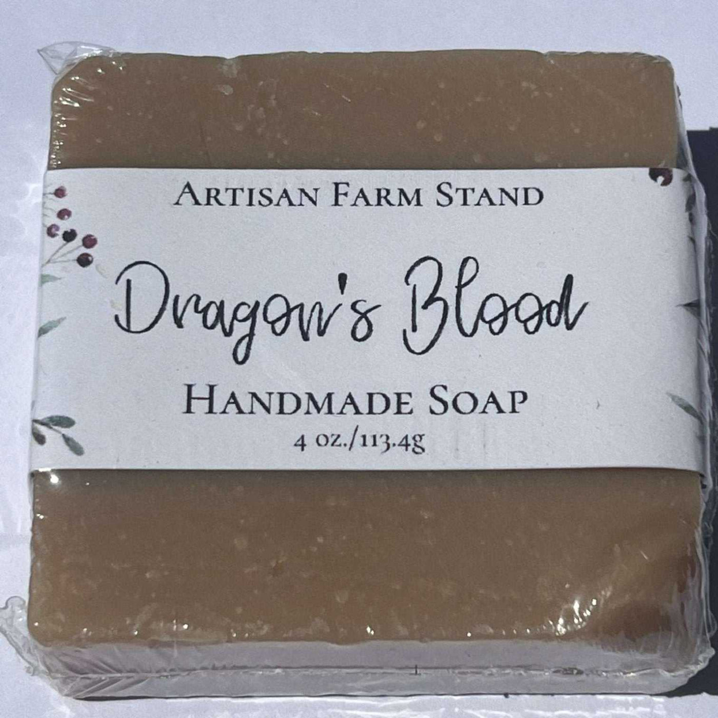 Dragon's Blood Bar Soap by Artisan Farm Stand, 4 oz, handmade, luxurious skin hydration, captivating fragrance.