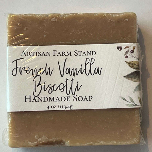 French Vanilla Biscotti Bar Soap - Artisan Farm Stand