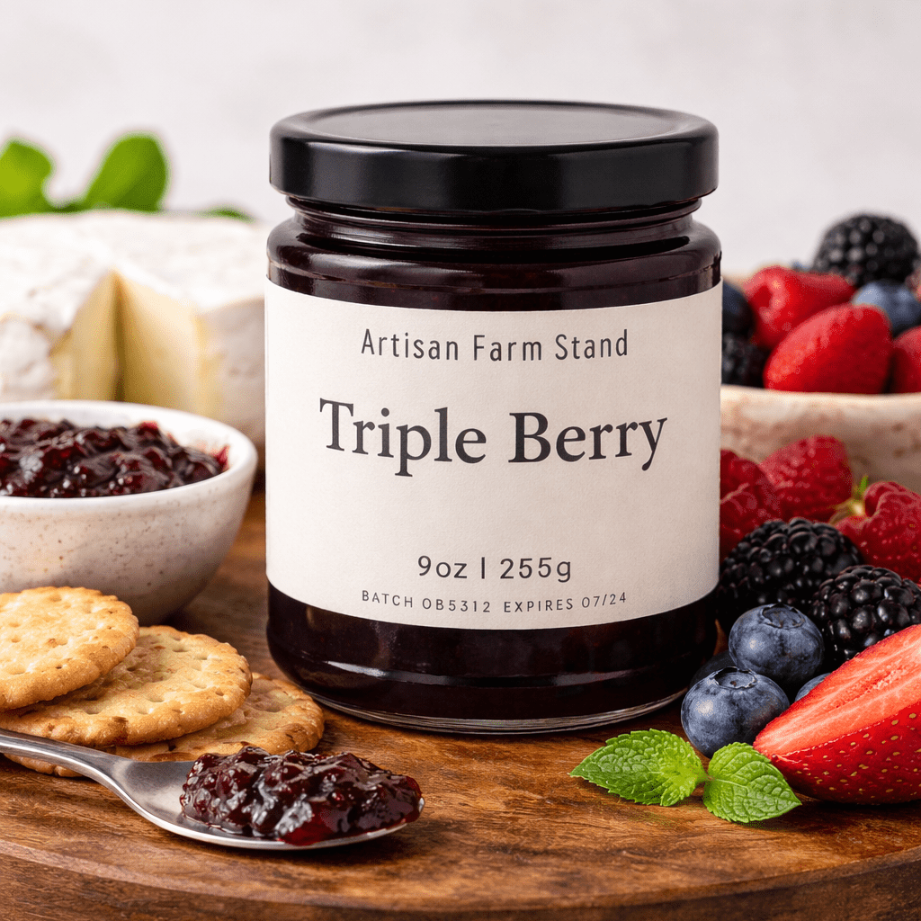 Handmade Triple Berry Jam - Artisan Farm Stand