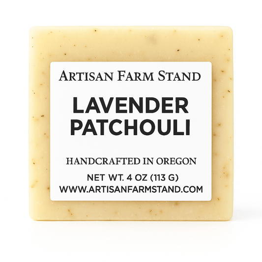 Lavender Patchouli Bar Soap - Artisan Farm Stand