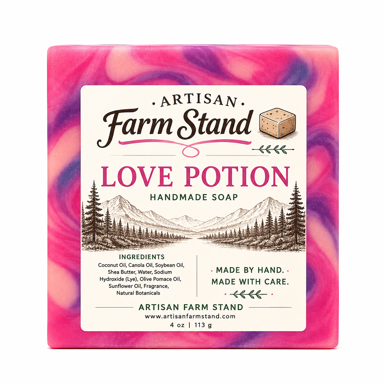 Love Potion Bar Soap - Artisan Farm Stand