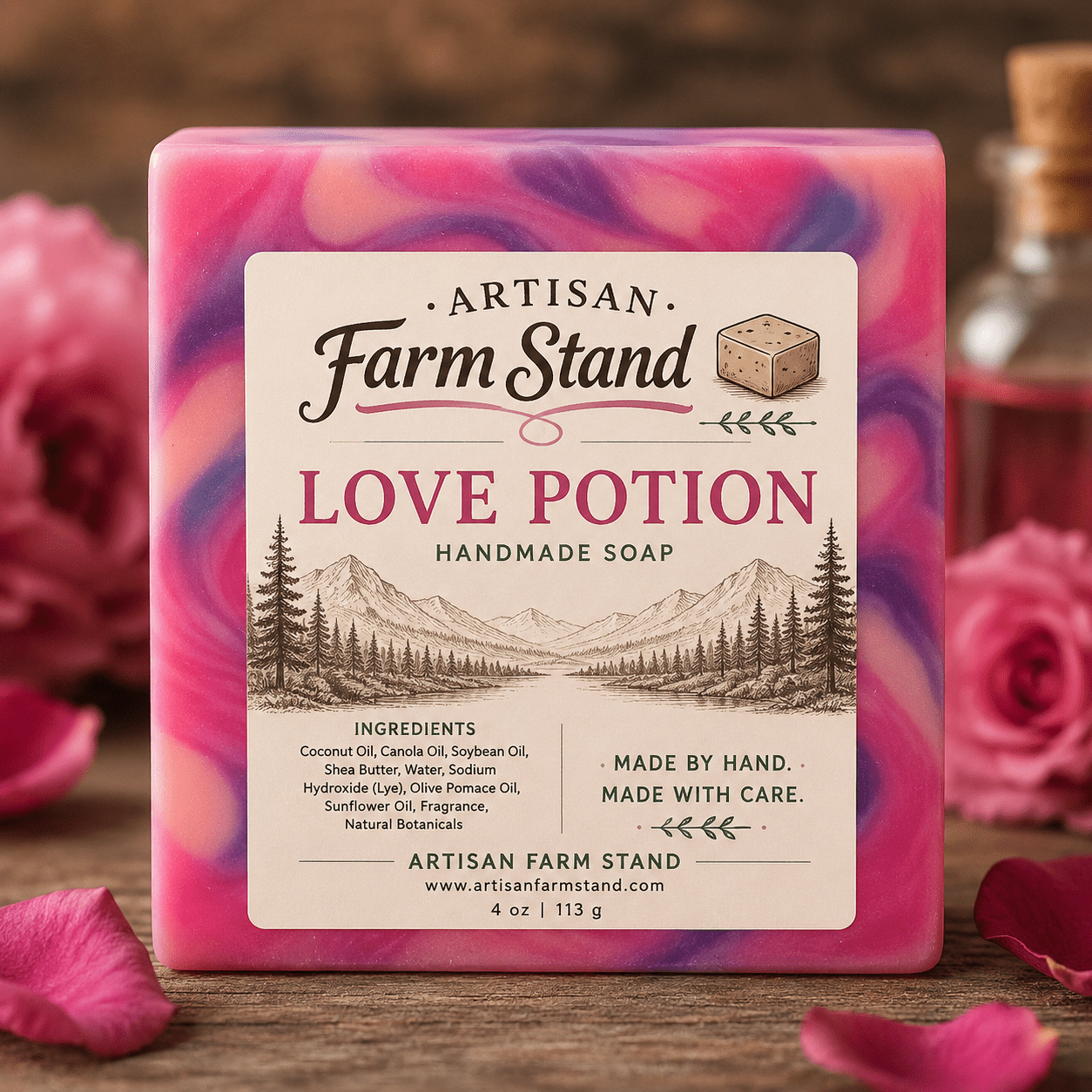 Love Potion Bar Soap - Artisan Farm Stand