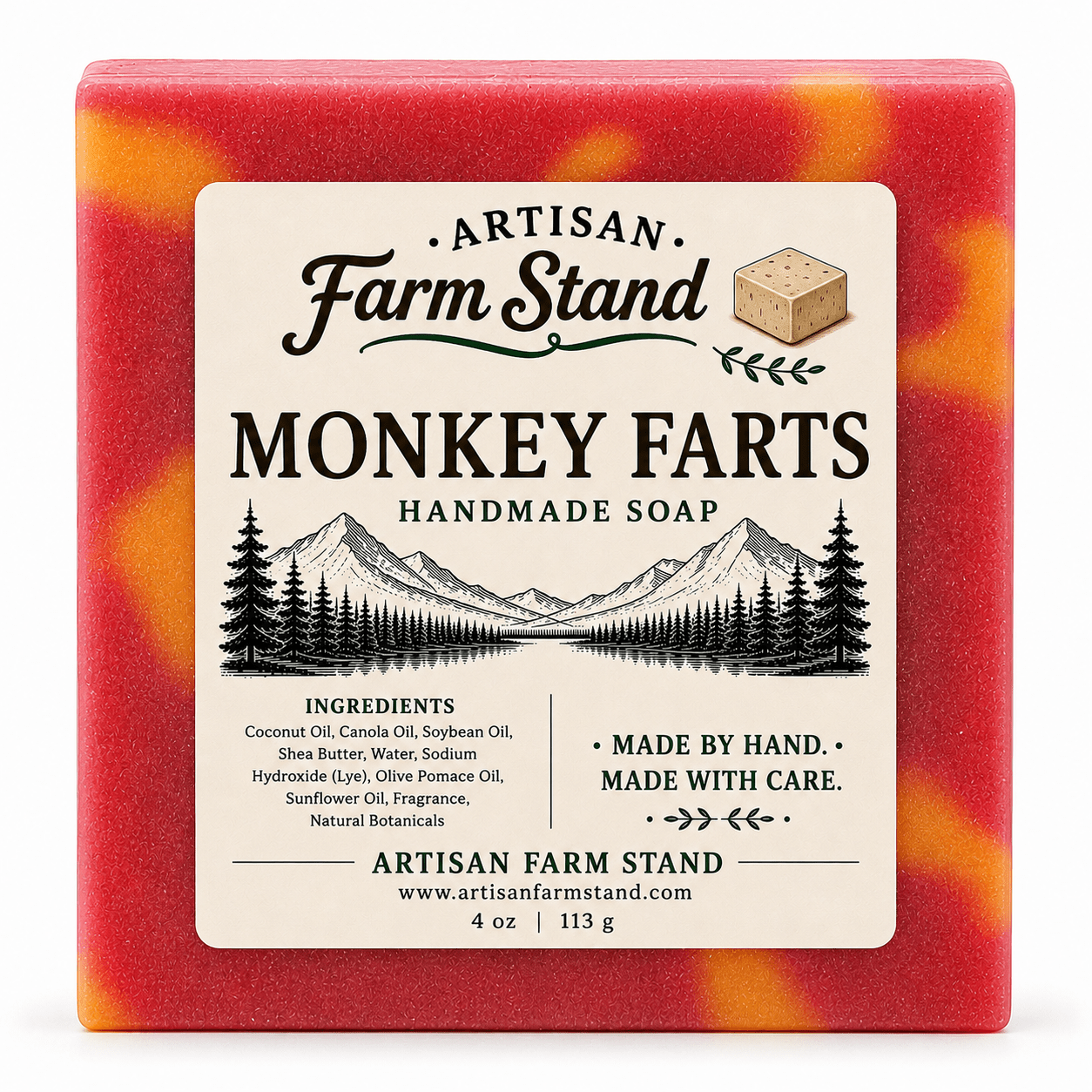 Monkey Farts Bar Soap - Artisan Farm Stand
