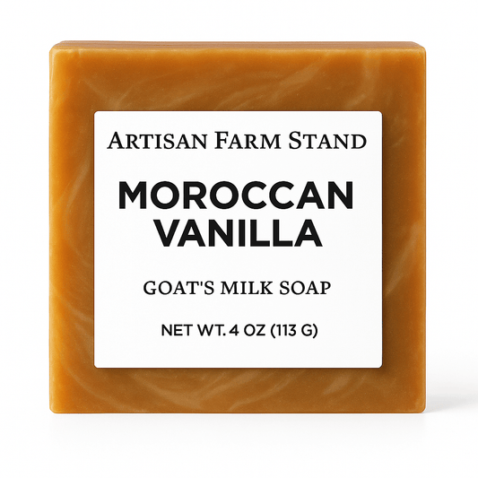 Moroccan Vanilla Goat's Milk Bar Soap - Artisan Farm Stand