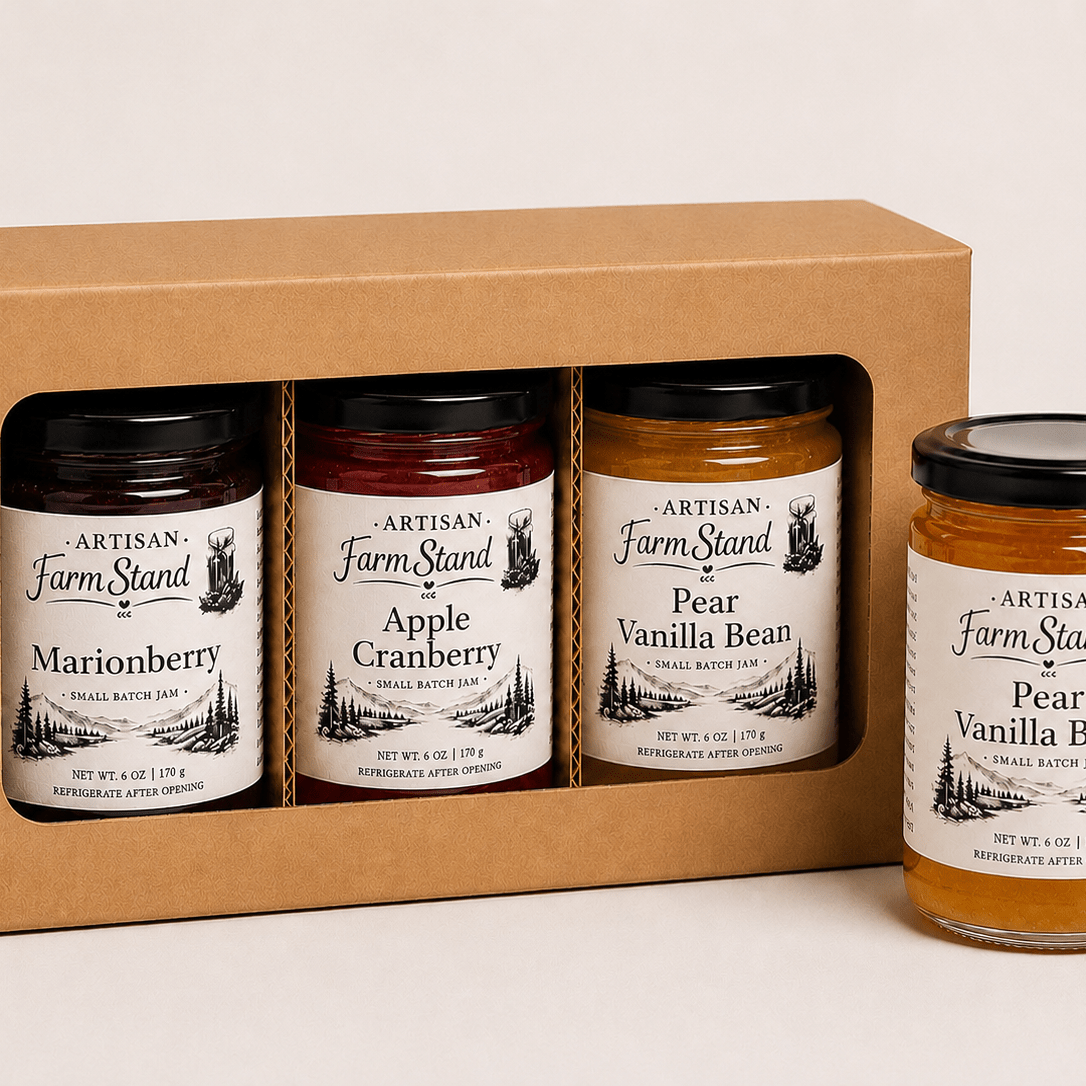 Northwest Favorites Trio – Gourmet Artisan Jam Collection - Artisan Farm Stand
