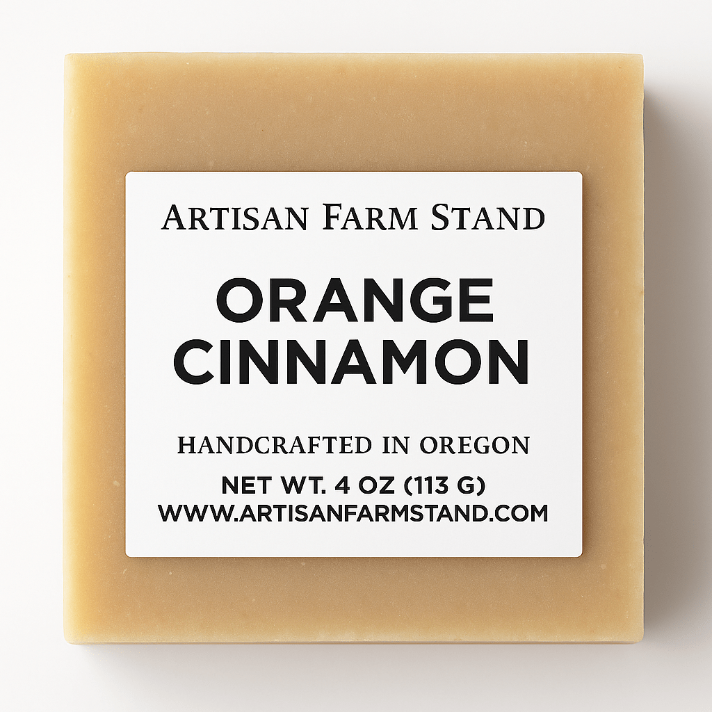 Orange Cinnamon Bar Soap - Artisan Farm Stand