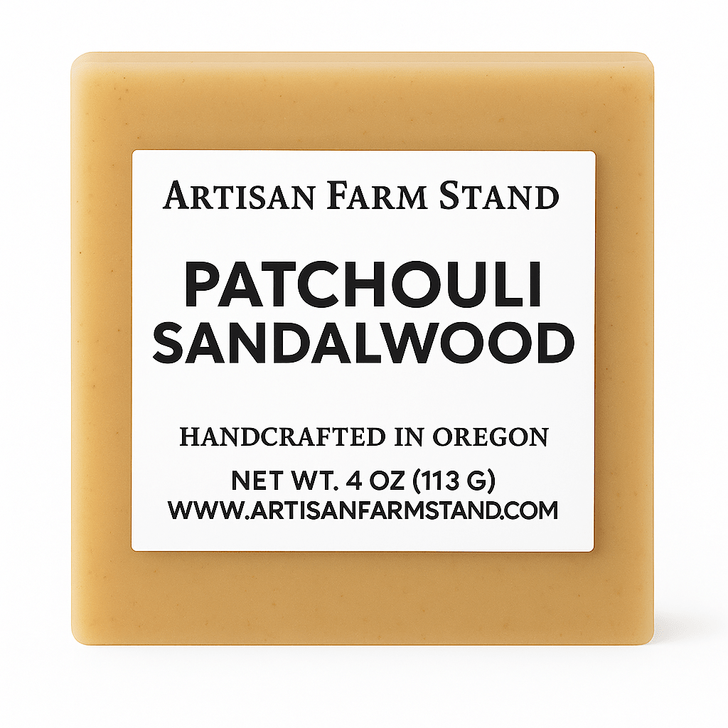 Patchouli Sandalwood Goat's Milk Bar Soap - Artisan Farm Stand