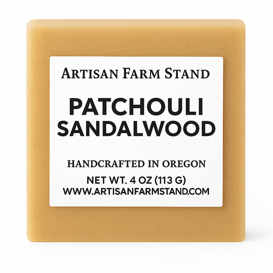 Patchouli Sandalwood Goat's Milk Bar Soap - Artisan Farm Stand