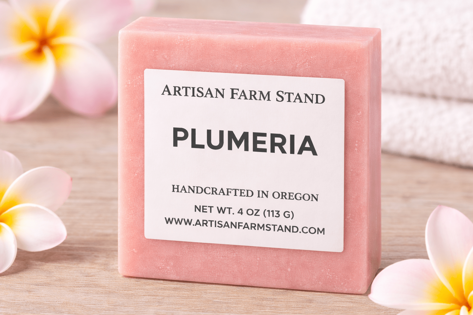 Plumeria Bar Soap - Artisan Farm Stand