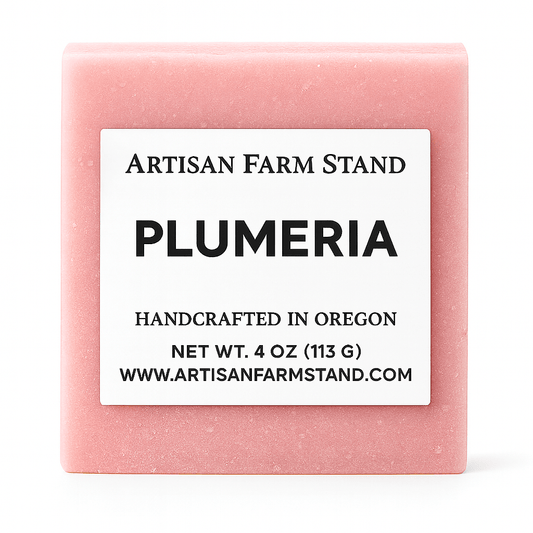 Plumeria Bar Soap - Artisan Farm Stand