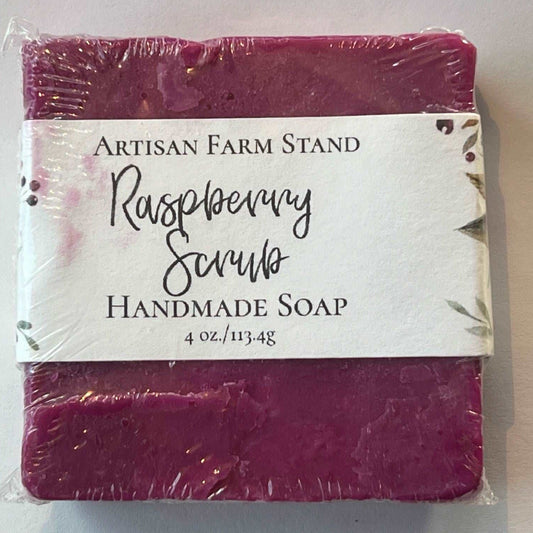 Raspberry Scrub Bar Soap - Artisan Farm Stand