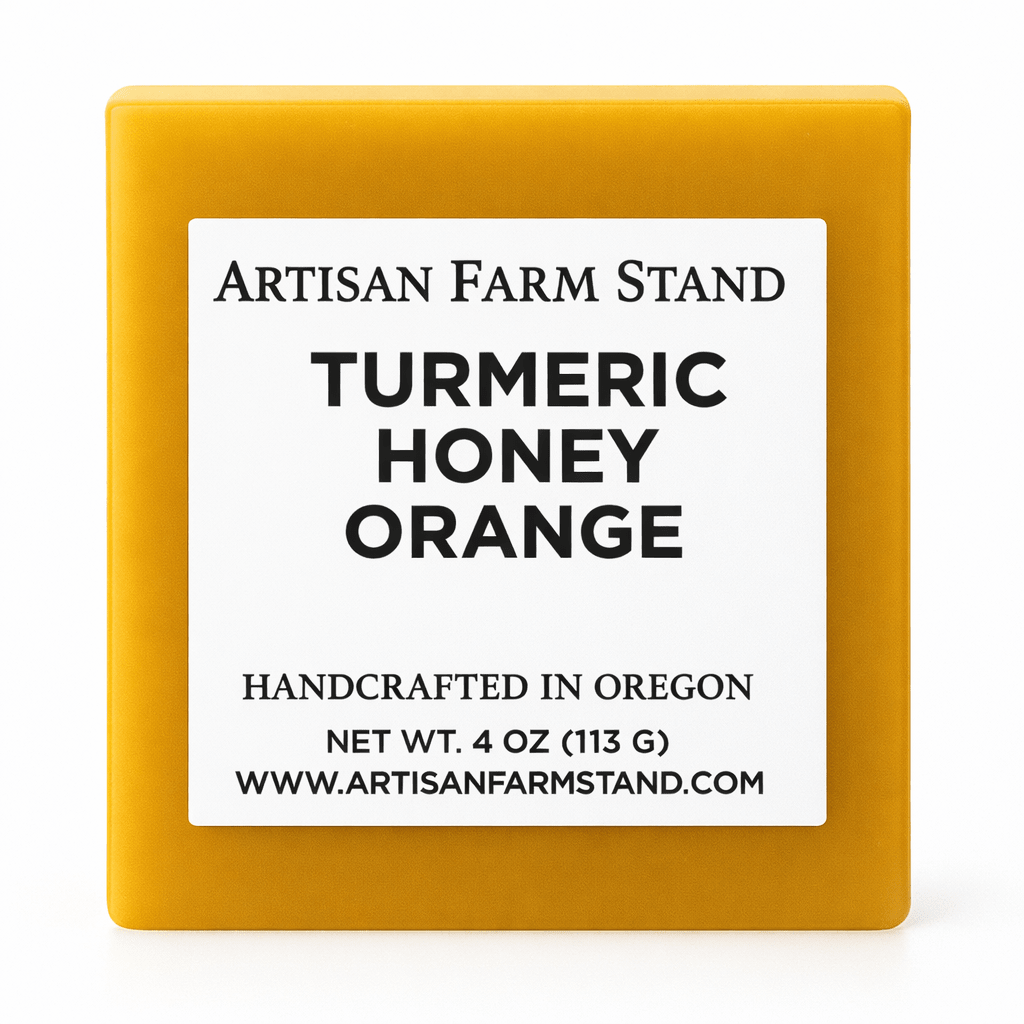 Turmeric Honey Goat's Milk Soap Bar - Artisan Farm Stand