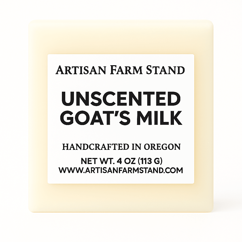 Unscented Goat’s Milk Bar Soap - Artisan Farm Stand
